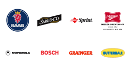 Logos of various companies
